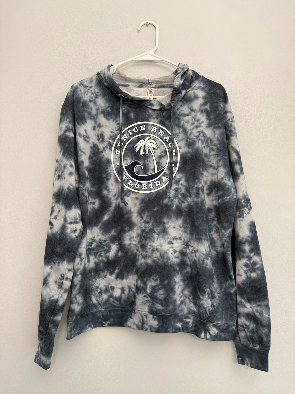 Ragwear USA Tie Dye Venice Beach Hoodie Charcoal Cloud XL